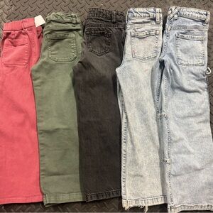 Set of Four Colored Jeans